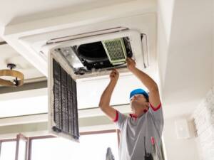 cleaning after a renovation