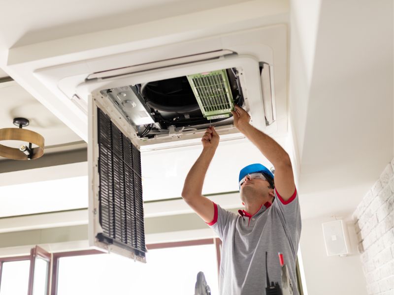 cleaning after a renovation